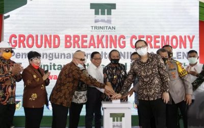 Trinitan lakukan ground breaking smelter nikel di Palu